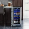 Thumbnail 15 Inch Beverage Cooler Refrigerator, COSTWAY