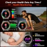 Thumbnail AI Smartwatch with Health Monitoring, Bvlrksc