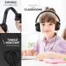 Thumbnail Kids Headphones Bulk Pack for School, HD Mic Stereo Sound Over-Ear, Comfortable Fit, Foldable, Wired, A+ Scholars