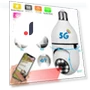 Panoramic Camera with Light Bulb — Smart Home Security, Refreshing Home