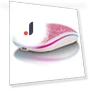 Rechargeable Silent Bluetooth Mouse with Diamond Inlay — Mouse Pads, Queen mall