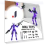 3D Printed Titan Robot Mobile Doll Set — Dolls & Figures, Ren Sexy Toy