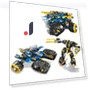 Thunder Raider Mechanical Warrior Robot Building Blocks Model — Construction Kits, TIANGU