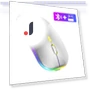 Wireless Mouse with RGB LED Backlight — Mouse Pads, Meiteai-All