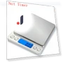 Kitchen Scale with Timer — Weight Management Tools, DC-HOME Textile
