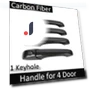 Smart Carbon Fiber Door Handle — Car Door Entry Guard