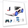 Concept Car with Remote Control and LED Lighting — Remote Control Cars, Schoolyard