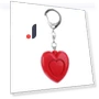 Heart-Shaped Alarm Keychain — Escape Tools, AI Supermarket