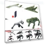 Military Stealth Drone Bionic Robot Dog — Construction Kits, Treasure Chest For Children
