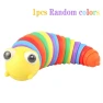 3D Finger Fidget Slug Caterpillar Stretchy Sensory Stress Toy, TinyJoy