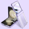 Hinge Protection Clear Case with Tempered Glass Rear Screen Protector — Screen Protectors, Smartwatch 2025