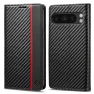 Wallet Case Carbon Fiber Texture Leather Phone Cover, Smartwatch 2025