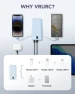 Thumbnail Portable Charger with Built-in Cables and AC Wall Plug — Power Bank, VRURC