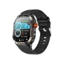 Military Smartwatch with Bluetooth Call, IP67 Waterproof, Heart Rate and Blood Pressure Monitor, Fitness Tracker, and..., QTLLBT