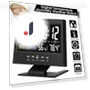 Alarm Clock with Large Color Touch Screen and Voice Control — Alarm, Refreshing Home