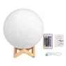 Moon Lamp with Wooden Base, Schoolyard