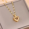 Double Layer Smart Love Pendant Necklace, JMANDJM