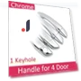 Chrome Smart Door Handle Cover — Chrome Trim & Accessories