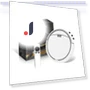 Remote Controlled Household Robot Vacuum — Smart Cleaning Robots, Modern Home Furnishing