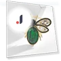 Smart Bee Brooch with Green Crystals — Pins & Brooches, To Be