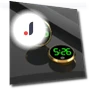 Touch-Type LED Car Clock — Clock, World Auto Parts