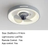 Minimalist Smart Ceiling Fan Light — Smart Fan, Good Household Items
