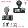 2-inch Car Dash Cam with 3 Cameras — Dash Cam, JOHO