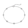 Silver Smart Bubble Bracelet with Moissanite, JEWEL HOME