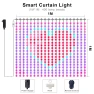Smart LED Curtain Fairy Lights, 888 Auto Parts Town
