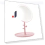 LED Touch Screen Makeup Mirror — Compact & Travel, Light makeup
