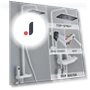 Smart Digital Display Shower Mixer Set — Panels, JOHO - CarGear