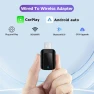 Wireless Carplay 2-in-1 Android Auto Smart Dongle, Auto Launcher