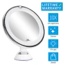 10X Magnifying Mirror with LED Lighting, JOHO - CarGear