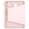 Thumbnail Acrylic TPU 3-folding Rotating Smart Tablet Leather Case with Pen Slot for iPad Air 13 2024, GEBEI