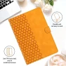 Thumbnail Honeycomb Embossed Leather Smart Tablet Case for Samsung Galaxy Tab S9 / S9 FE, Samsung