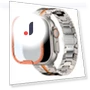 Ultra2 Aluminum Alloy Armor Frame with Integrated Tempered Film — Smartwatches, Smarter than future