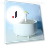 Automatic Fountain Filter for Cats — Pet Hydration Solutions, Indoor Furniture