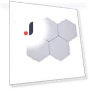 Hexagon LED Touch Control Lamps — Standing Lights, OutsideWorld