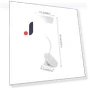 Rechargeable LED Reading Lamp with Clip — Reading Lights, DC-HOME Textile