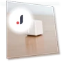 Smart Push Button Switch with Built-in Battery — Ceiling Fan Wall Controls, OutsideWorld