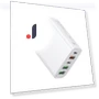 3 USB+2PD Fast Charging Charger — Chargers, Fast charging