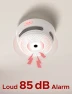 Thumbnail Smart Smoke Detector Fire Alarm with Replaceable Battery, X-Sense