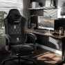 Thumbnail Gaming Chair with Heated Massage Lumbar Support and Footrest — Ergonomic Chair, Dowinx