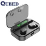 Wireless Bluetooth Headset with Touch Display — Audio Gear, QUEED