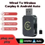 Mini Wireless Adapter for Apple CarPlay and Android Auto — Car Infotainment System, LIAESMART