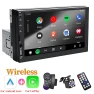 Wireless CarPlay Android Auto 2 Din Car Multimedia Video Player — Stereo Receivers, SageTechnology