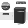 Smart Touch Sensor Trash Can with Lid — Kitchen Cans, AI Supermarket