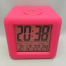Square Silicone Alarm Clock with LCD Display — Alarms & Clocks, DC-HOME Textile
