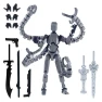3D Printed Robot Figure with Accessories, Schoolyard