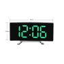 Electronic Alarm Clock with Curved Screen, TOP-MALL-001